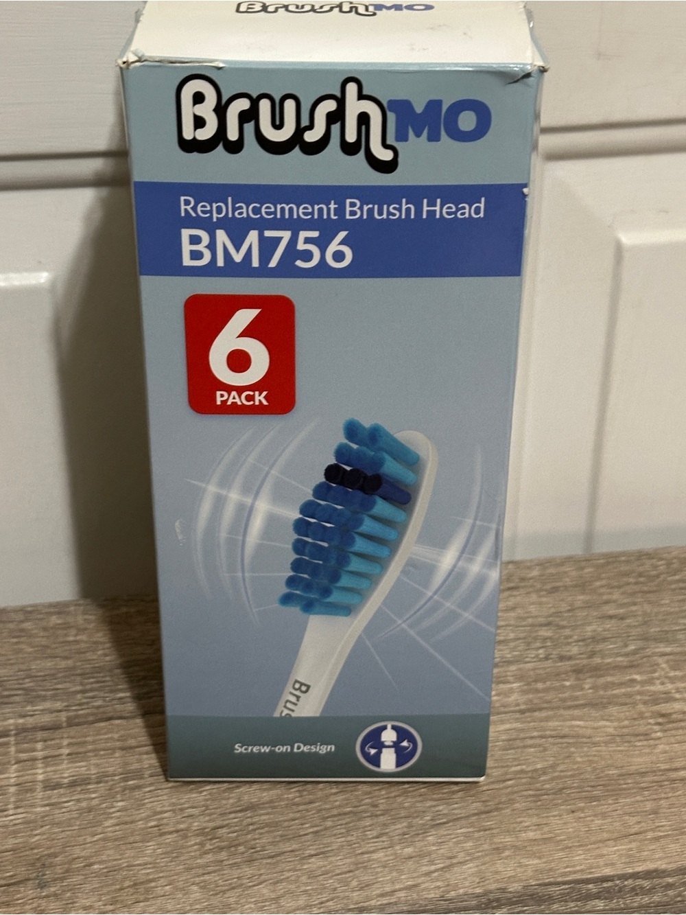 Brushmo Replacement Brush Head BM756 Sensitive 6 PACK Plus Extra